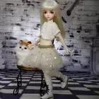 1/6 BJD Doll Girl Iple KID Lonnie B-Free Face Make UP+Eyes+Clothes+wig+Shoes