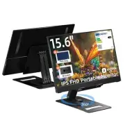 Portable Monitor, Ultra Slim 15.6 Inch FHD IPS Laptop Screen Extender with