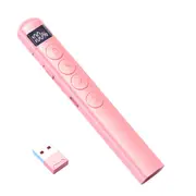 Laser Presentation Pointer 2.4G Wireless Demonstration Remote Control Pen for PowerPoint PPT for MAC/Windows/Li System-pink