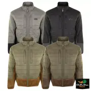 NEW DRAKE WATERFOWL TWO TONE SYNTHETIC DOUBLE DOWN FULL ZIP JACKET COAT