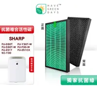 在飛比找蝦皮購物優惠-綠綠好日 適用 夏普 SHARP FU-D30T FU-D3