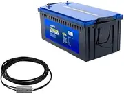 Adventure Kings 300AH Lithium LiFePO4 Battery Prismatic Cell + 6m Solar Extension Lead 2.5mm2 Copper