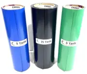 Heat Transfer Warehouse Vinyl 12" Rolls Matte Royal Blue/Green (5) Black (25)
