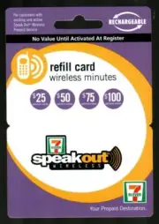 7-ELEVEN / FASTCARD SpeakOut Wireless 2005 Phone Card ( $0 - EXPIRED )