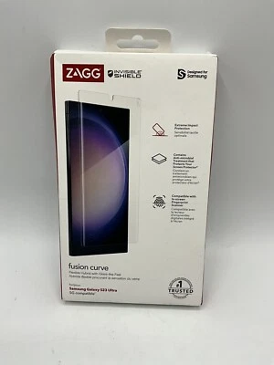 ZAGG Fusion Defense Curve Hybrid Screen Protector Samsung Galaxy S23 Ultra