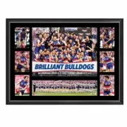 WESTERN BULLDOGS 2016 PREMIERS FRAMED POSTER PICKEN BONTEMPELLI AFL MEMORABILIA