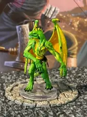 Green Abishai D&D Miniature Dungeons Dragons Mordenkainen Multiverse draconian