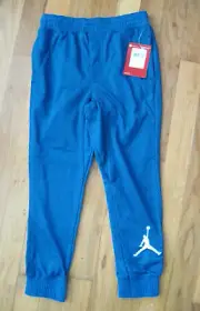 NIKE JORDAN Boys Jumpman Mesh Jogger Pants - French Blue Sizes 4 5 6 7 NWT