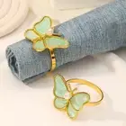Napkin Buckle Vivid Color Multipurpose Napkin Holder Table Decoration Alloy