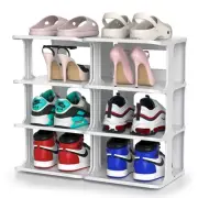 Stackable Shoe Organizer for Closet Small Rack for Entryway Bedroom Dorm Rooms