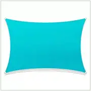 COLOURTREE Shade Sails 16'x12' Sun Screen Canopy 190 GSM Rectangle Turquoise
