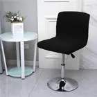 Elastic Stool Chair Cover Soft Height Side Washable Low-Back Slipcovers Bar
