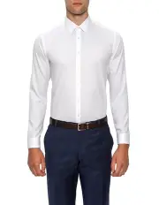 [Gibson] Fierce Slim Fit Shirt In White