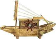 jojofuny 1Pc Sailboat Model Ornament Nautical Decor for Home Office Graduation Birthday Present for Coastal Themed Spaces Sailing Ship Adornment