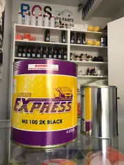 HIGH GLOSS 2K KIT BLACK 6 LITRE - INDUSTRIAL AUTOMOTIVE CAR BOAT TRAILER PAINT