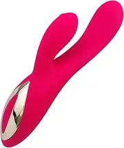 Leseox Clitoris Rabbit Vibrator, Dual Motors with 10 Vibration Modes, Waterproof and Rechargeable Dildo Massager for Clitoral G-spot Vaginal Stimultion, Adult Sex Toys for Women Couples (Rose)