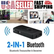 Bluetooth Transmitter Receiver 2 IN 1 Wireless Audio Jack Aux Adapter 3.5mm