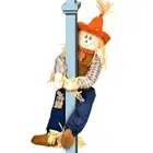 Thanksgiving Fall Scarecrow Harvest Scarecrow for Stair Railing Party Patio