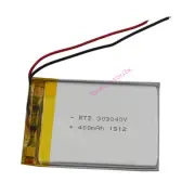 3.7V 400 mAh 1.48Wh Li Battery 303040 Li-ion For GPS Mp3 Bluetooth Speaker LED
