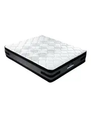 [Giselle Bedding] 7 Zone Euro Top Pocket Spring Medium Firm Foam Double Size Mattress 36cm in White