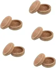 Alipis Pcs Wooden Hand Grain Mill Manual Corn Huller Bean Masher Multifunctional Manual Thresher Compact Grinder