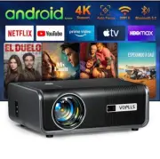 Smart Projector with WiFi and Bluetooth, VOPLLS 700ANSI Native 1080p