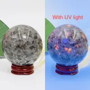 Yooperlite Sphere UV Reactive Healing Crystal Ball 199g 51mm
