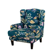 Stretch Armchair Cover Wing Back Chair Slipcover for Living Room Bedroom-Style 6