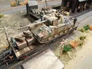 HO Roco Minitank 1st Panzer Army Panther Tank Car A2024 Custom Hand Painted