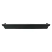Mainstays 18" Plastic Wall Shelf, Black