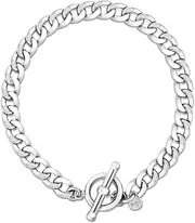 [JewelryWeb] 925 Sterling Silver Polished Bracelet With Toggle Clasp 18 Centimeters Link-Bracelet for Women
