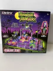 New Cra-Z Art Lite Brix Moonlight Monsters Starlet Stage Set Sealed