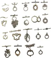 Operitacx Charm Pendant Set 19pcs Variety for Necklace Bracelet Keychain Scrapbooking Teen Girls Random Style