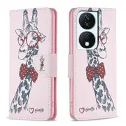 For Honor X7b 4G PU Leather Magnetic Flip Cover Pattern Wallet Phone Case