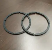 NEW Pair DS18 ZXI-354 Grill Retainer Ring Grille Mount Textured Durable Outdoor