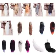 Plush Tail Keychain Tail Keyring Pendant Animal Tail Key Holder Purse Bag Charm