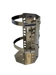 20 LB Dry Fire Extinguisher Stainless Steel Marine Mount Bracket 7" Diameter