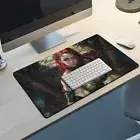 Anime Poison Ivy Mat Large Keyboard Mice Mat Desk Pad Game Playmat 40x75cm