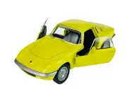 WELLY OLD TIMER 1965 LOTUS ELAN YELLOW 1:34 DIE CAST METAL MODEL NEW IN BOX