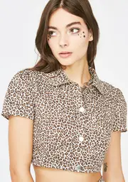 The Cat's Meow Crop Top