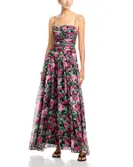 Ungaro Dylan Ruched Bodice Dress