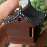 Bonsai 3d Chinese Ancient Architecture Model Micro Landscape Decoration