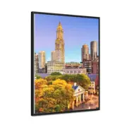 Quincy Market and Boston Clock Tower, Boston, MA Gallery - Canvas Wraps Framed