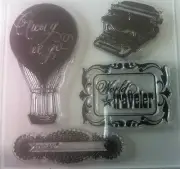 Sizzix Everyday Eclectic 4 Stamps and 4 Matching Framelits Dies