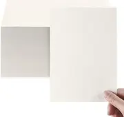 Geosar Linen Cardstock 5 x 7 Invitation Cardstock Heavy Weight Printer Paper 92lb 250GSM Index Cards for Printer Cover Postcards Blank Flash Note Greeting (200 Sheets)
