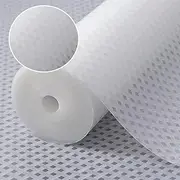 Kitchen Drawer Liners, 30cmx150cm Shelf Liners, Non Adhesive Drawer Liner, Waterproof Oil-Proof Cabinet Cupboard Liners, Cabinet Shelf Mats Non Slip, Refrigerator Shelves Protective Lining, EVA(White)