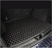 Car Cargo Liners for Kia for Stinger for Cerato for Soul for Sorento for Sportage for Stonic for Rio Car Trunk Mats Trunk Carpets(Black Beige,Style B)
