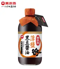 在飛比找博客來優惠-【萬家香】薄鹽黑豆醬油450ml