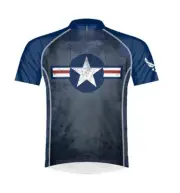 Retro Men U.S. AIR FORCE Cycling Jersey Bicycle Jersey Bike Jersey Cycling Shirt
