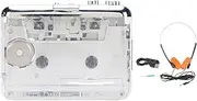 SENECESLI Portable Cassette Tape Player, Audio Cassette to MP3 Digital Converter Via USB, Compatible with PC & Laptop, 3.5mm Headphone Jack